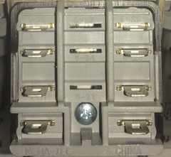 Power Control Relay DPDT,110V/110VDC Coil,1/3 HP,1/2 HP, 5/10/13/15/16A/Amp,8pin