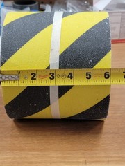 Tape Logic Heavy-Duty Anti-Slip Tape Black/Yellow 6″ x 60ft Roll. FreeShipL48