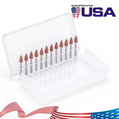AZDENT Dental Brownie Polishers Friction Grip Burs Mini Points 1.6mm FG 0413