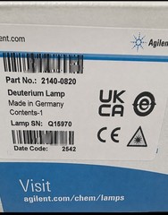 Agilent 2140-0820 Deuterium Lamp- NEW