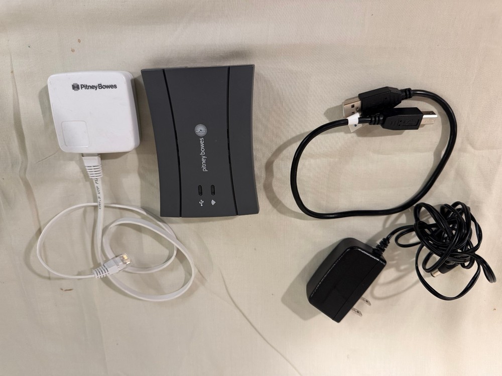 Pitney Bowes Connectivity Kit 49A-G +++ PB-4000 WiFi Router Hub w/ Cables