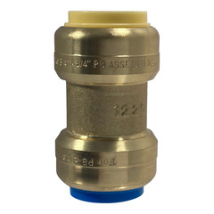 10) 3/4″ X 3/4″ PB (POLYBUTYLENE) SHARKBITE STYLE CONVERSION PUSH FIT COUPLINGS