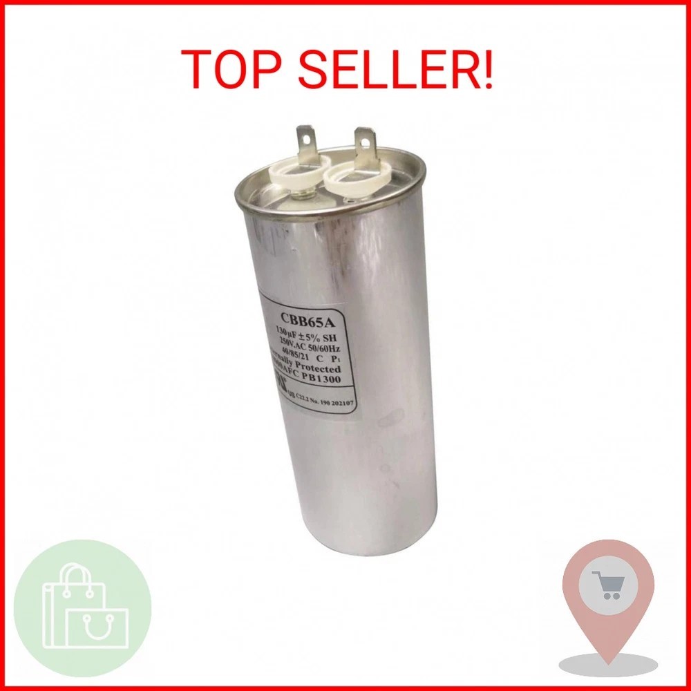 CBB65A Run Capacitor 250VAC 250V AC 130uF 130 uF 130MFD 40/85/21 C P1 50/60Hz 10