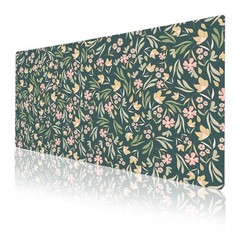 Colorful Star Large Mouse Pad, PU 31.5L x 15.7W inches, Ditsy Floral Print