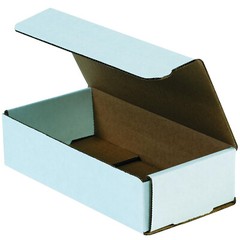 50 9″ x 6″ x 2″ White Corrugated Mailers Die Cut Tuck Flap Boxes Free Shipping