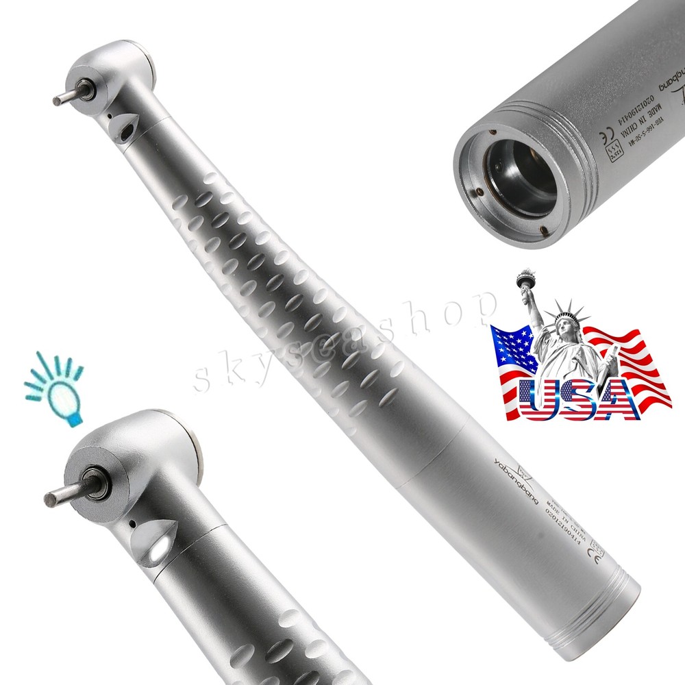 Dental (Fiber Optic LED E-generator) High Speed Handpiece 2/4/6H UDM