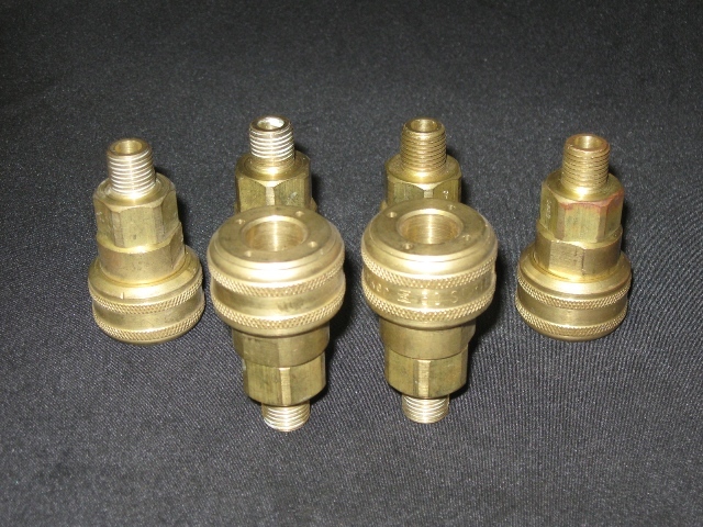 B34C 30 SERIES COUPLERS PNEUMATIC QUICK COUPLINGS 1/4-18 NPTF MALE PIPE THREAD