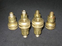 B34C 30 SERIES COUPLERS PNEUMATIC QUICK COUPLINGS 1/4-18 NPTF MALE PIPE THREAD