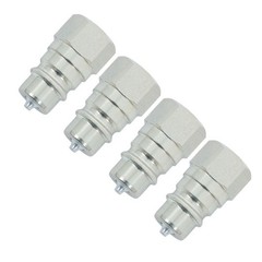 4Pcs Male Hydraulic Quick Coupler Plug AW32184 For John Deere 1023 1025