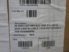 VICTAULIC DISH CAP 20″ 20/508 W200060 NO.W60