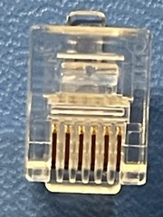 8588-1306 MODULAR CONNECTOR (10 PER LOT)