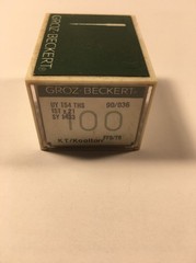BOX OF 100 GROZ-BECKERT INDUSTRIAL SEWING NEEDLES 154THS SIZE 90/036