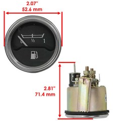 Caltric Tachometer Amp Oil Gauge For Massey Ferguson Industrial MF20 30 2135