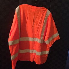 New Safety Gear PIP High Visibility Orange Reflective Safety Vest Size 4X/5X