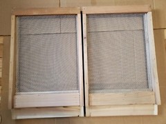 2 Cedar Bee Hive Screened Bottom Boards and 2 Inner covers–Langstroth 8 Frame