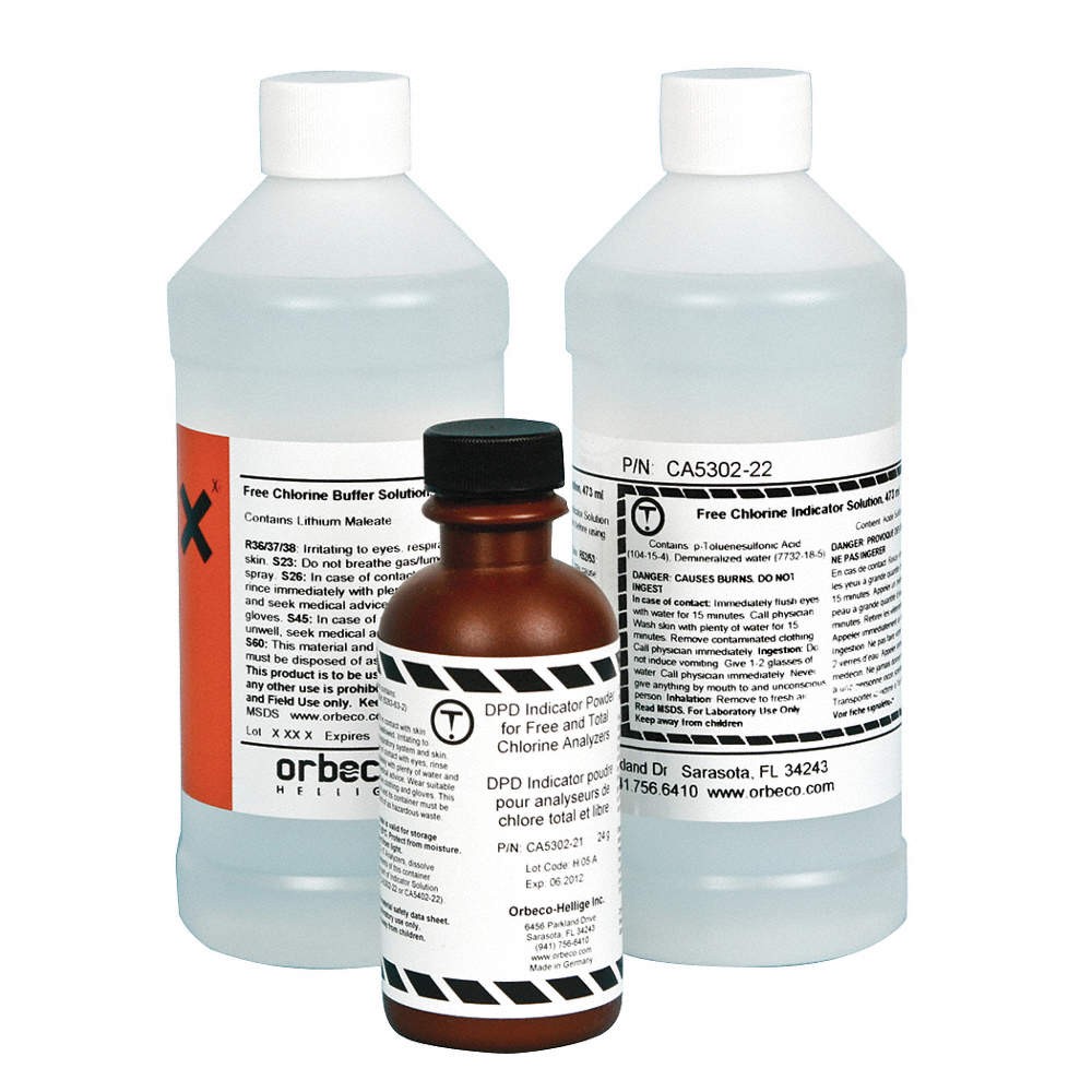 LOVIBOND 530210 Free Chlorine Reagent Set CL17 Analyzer 15F863