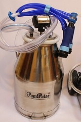 Cow Milking Machine:Milker Claw Cluster 4SS Teat-cups Shells+Liners MC30 Delaval