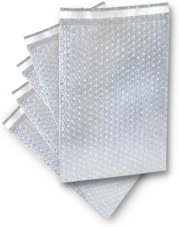 100 Pack 12″x 15.5″ Bubble Out Pouches Bags Protective Mailers Self Seal Cushion