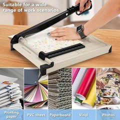 Paper Cutter,Paper Trimmer with Guard,12″ Cut Length Guillotine Paper Cutter