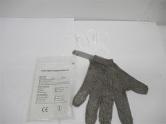 Franklin , Stainless Steel Reversible Chain Mail Protective Glove , Medium