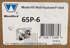 Woodford 65P-6 Commercial Wall Hydrant With Anti-Siphon Vacuum Breaker