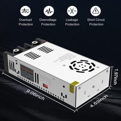 AC to DC Converter 12V SMPS,110V to 12V DC Converter,12 Volt Power Supply Max 60