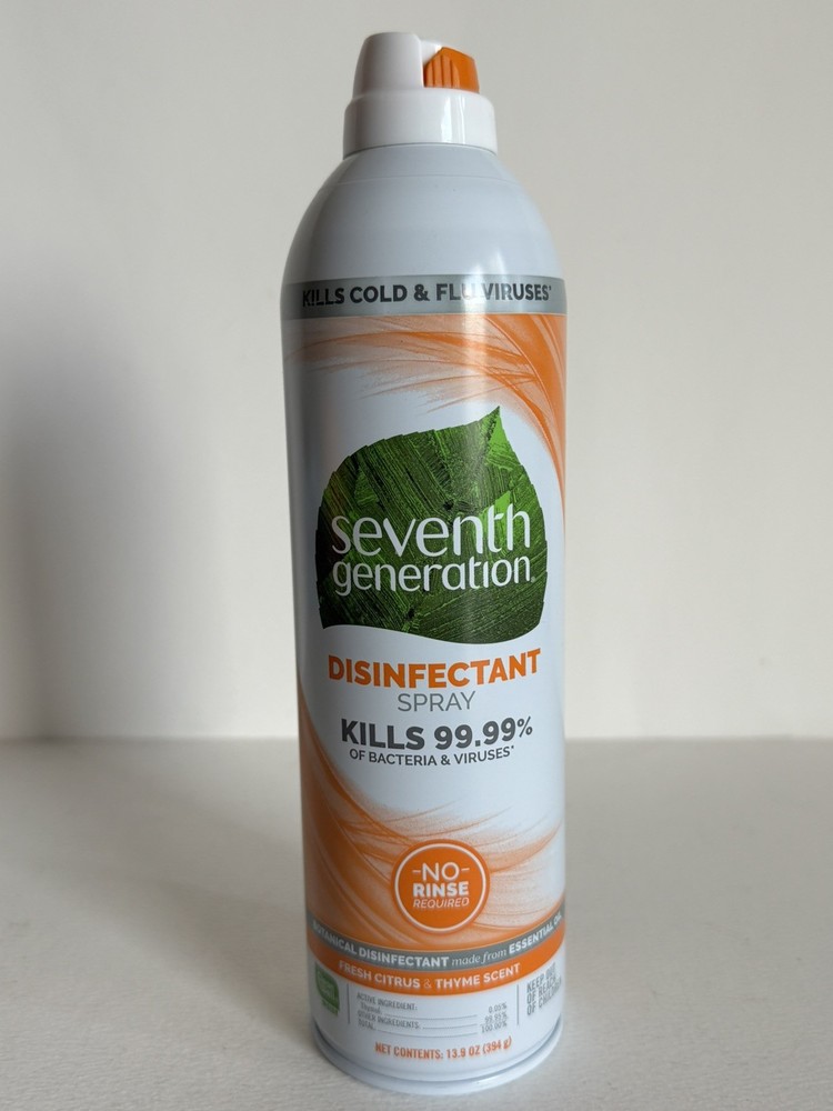 Seventh Generation Disinfectant Aerosol Spray – Fresh Citrus – 13.9oz