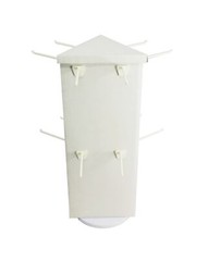 Corrugated Cardboard Socks Display Rotating Peg Hook Display Coutertop Display