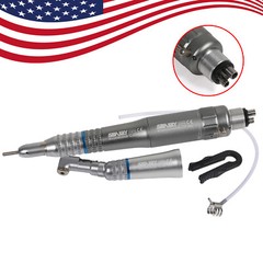 Dental Low Speed Handpiece Contra Angle Straight Air Motor E-type 2/4 holes D