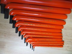 C.I.P. 14 Piece SAE 1000V Insulated Hex Wrench Set with Canvas Bag