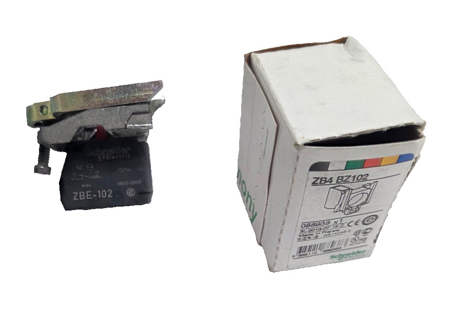 Schneider Harmony ZB4 BZ102 22mm Mounting Base NC Contact Block ZBE-102