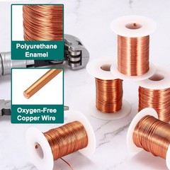 24 AWG Magnet Wire 6 OZ/169.8g Enameled Copper Wire 155C(311F)