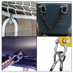 304 Stainless Steel Bow U-Shaped Shackle Trailer Lifting Shackles Size 4mm-32mm
