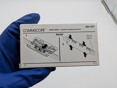 Commscope 569224-1 RG-6 Coaxial Cable Sleeve Splice Gel Enclosure Direct Burial