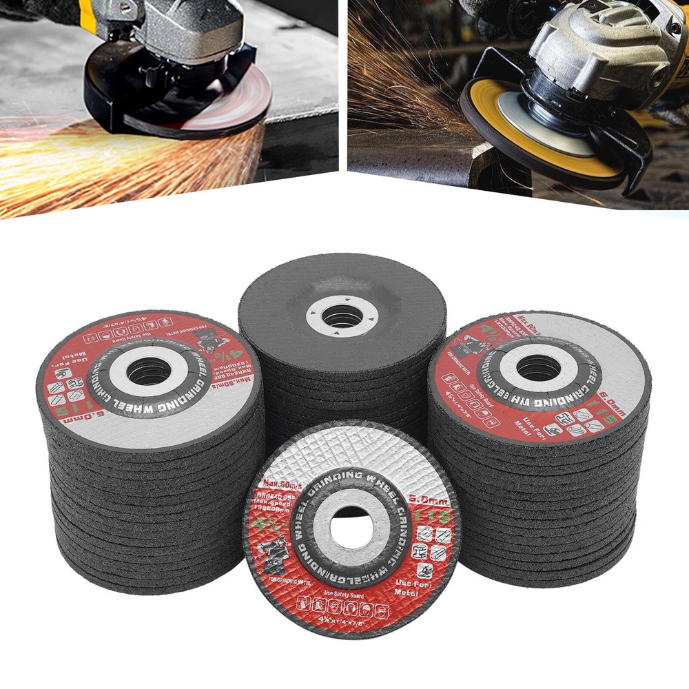 50 PACK Grinding Wheels 4-1/2″ x 1/4″ x 7/8″ Metal Steel 4.5″ Disc Angle Grinder