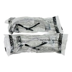 2 Pair MCR BearKat BK1 Series Safety Glasses Clear Lens UV-AF Anti-Fog Frameless