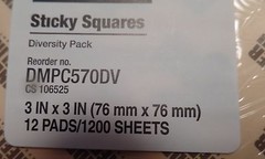 Sticky Notes 3×3, Assorted Colors, 7200 Total Sheets 72 pads Made in USA