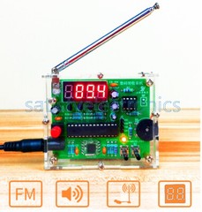 DIY KIT Digital Tube Display FM Digital Radio Electronic 87.5-108MHZ