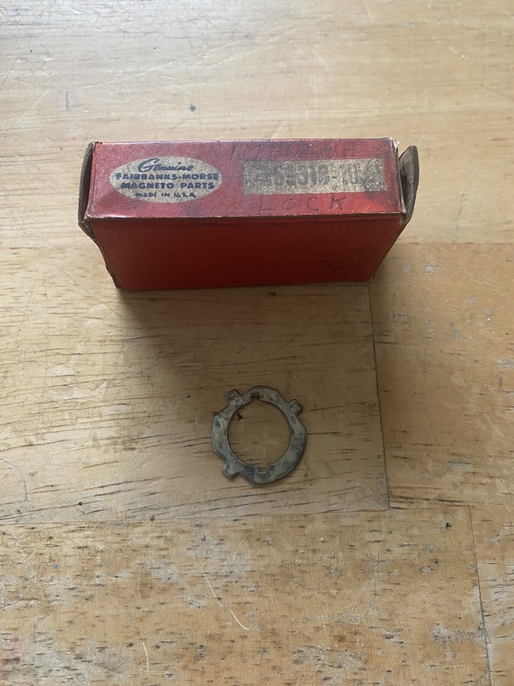 A5931B Fairbanks-Morse Impulse Nut Lock Tab Washer Magneto IH Farmall