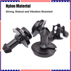 16 Sets Silverado Bumper Clips Front Air Dam Deflector Retainer Clips Nut Gro