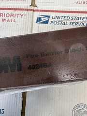 3m Firestop Block Maroon Fitted Barrier B258 3m B258 076308979393 Fire Block 1pc