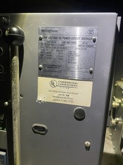 Westinghouse DS-206 800A Low Voltage AC Power Circuit Breaker 600A sensors