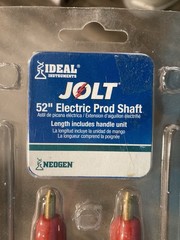 2 New # 6939 Neogen Ideal Jolt Electric Stock Prod Shaft 52” Cattle Livestock