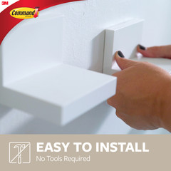 Command Display Ledges: (Slate Gray) [4-pack] HOM23S-2ES