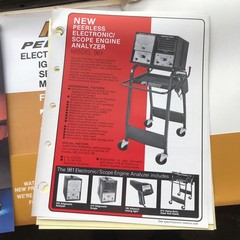 Vintage Peerless Instrument Diagnostic Salesman Training Paperwork Flyers Manual