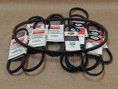 NEW LOT OF 10 DAYTON AND GATES BELTS SEE DESCRIPTION FOR MODELS IN THIS LOT
