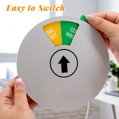 Office Door Sign, White Rotating Status Door Sign with 6 Options – Do Not Dis…