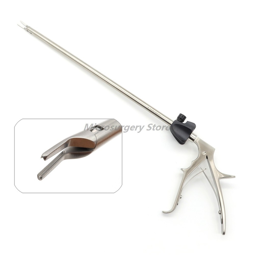 Φ10 x 330 mm Laparoscopic Titanium Single Action Clip Applicator For LT300 LT400