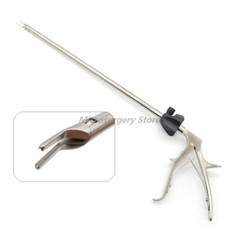 Φ10 x 330 mm Laparoscopic Titanium Single Action Clip Applicator For LT300 LT400