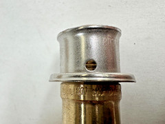 (6-PACK) VIEGA 97520 1/2″ PEX Press x 1/2″ Copper Tube Adapter, Lead Free Bronze